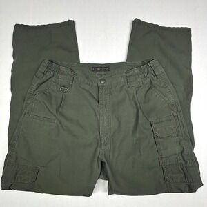5.11 Tactical Mens Cargo Pants Olive Ripstop Utility 34x30 Military Work Grunge
